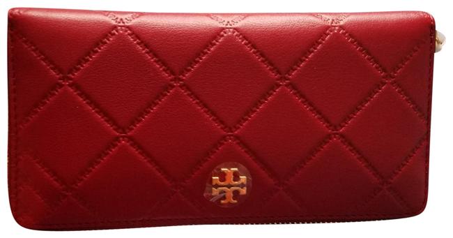 Tory Burch Redstone George Zip Continental Wallet 