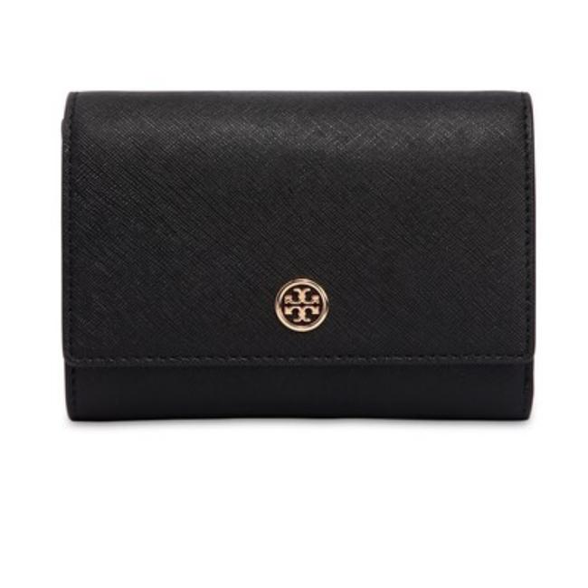 Tory Burch Robinson Small Saffiano Leather Wallet 