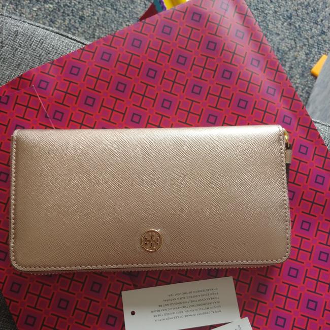 Tory Burch Rose Pink Robinson Wallet 