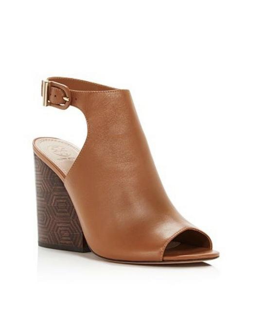 Tory Burch Royal Tan Grove 100mm Sandals 5 