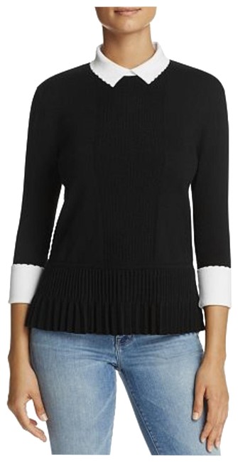 Tory Burch Sabina Collat Black and White Sweater 