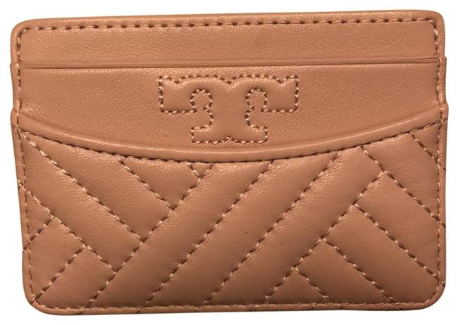 Tory Burch Shell Pink Alexa Slim Card Wallet 