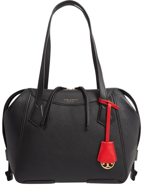 Tory Burch Shoulder Bag Perry Black Leather Satchel 