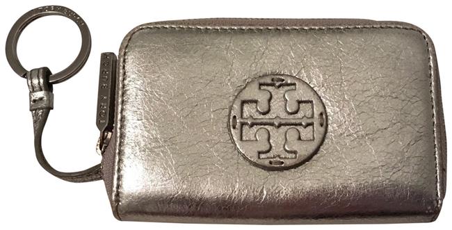 Tory Burch Silver CoinKey Holder Wallet 