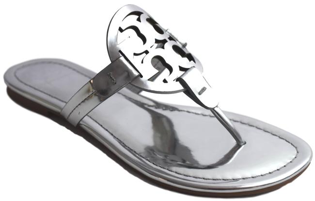 Tory Burch Silver Sandals