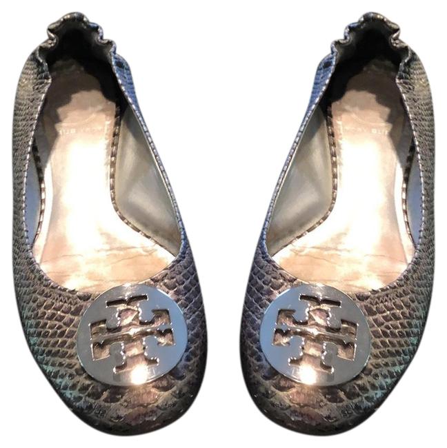 Tory Burch Silver Wedges 5 