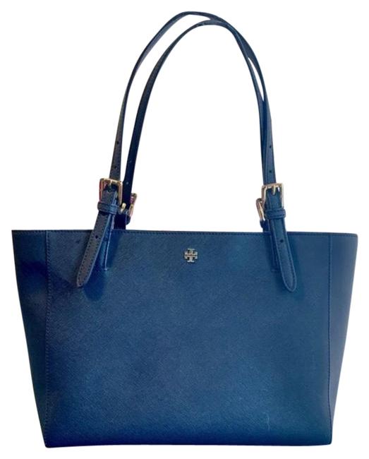 Tory Burch Small Blue Tote 