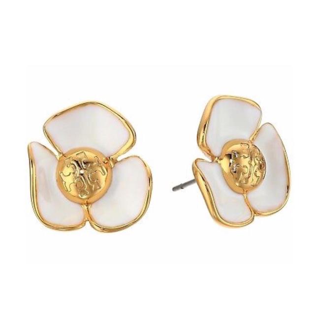 Tory Burch Stud Fleur Earrings 