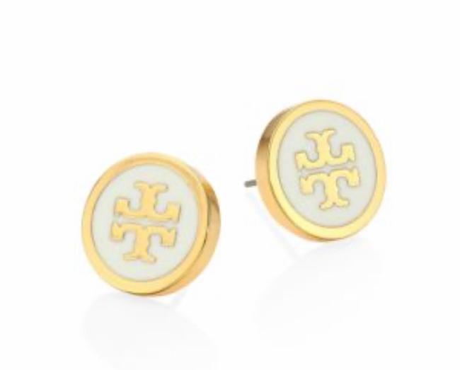 Tory Burch Stud Nwt Logo Earrings 