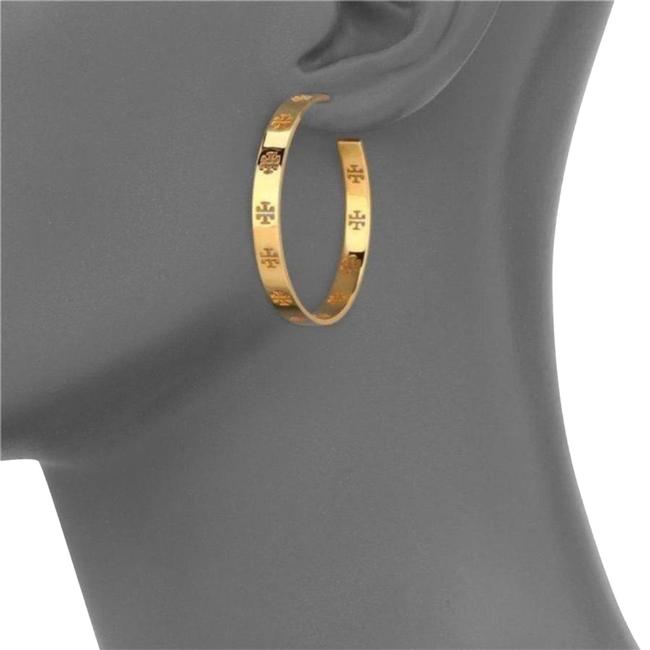 Tory Burch T Hoop Earrings 