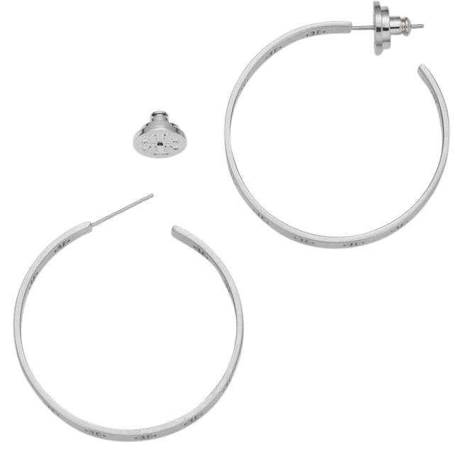 Tory Burch T Logo Hoop Earrings 