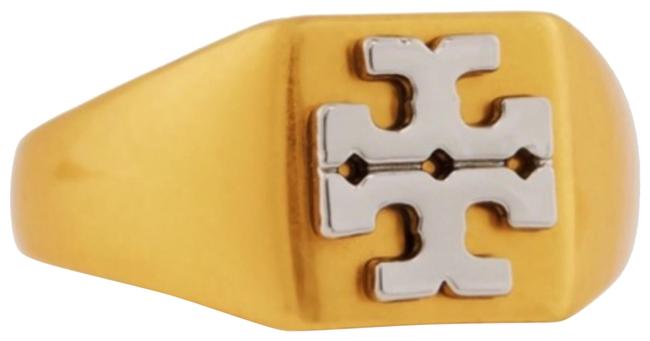 Tory Burch T Block Gold Ring 