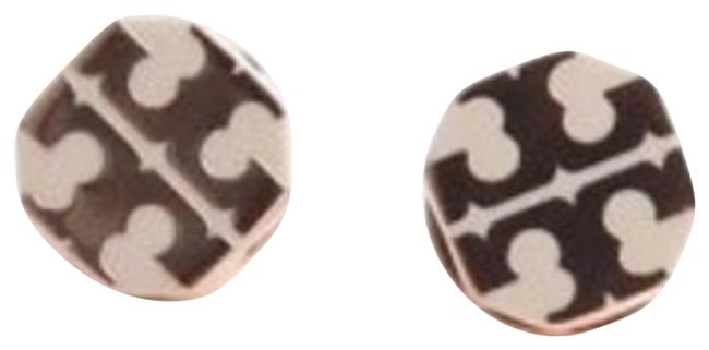 Tory Burch Stud T Logo Stretched Earrings 