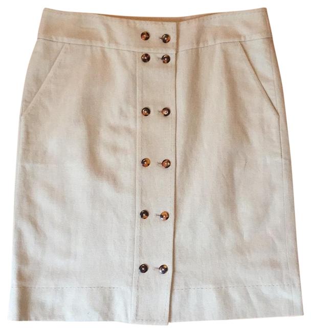 Tory Burch Tan Pencil Skirt  29 30 