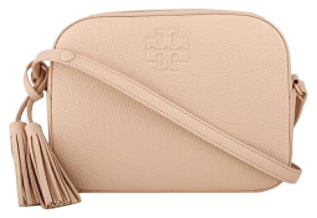 Tory Burch Thea With Tassel Sweet Melon Leather Shoulder Bag 