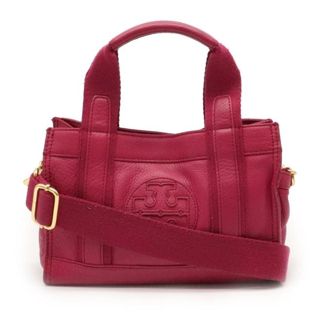 Tory Burch Tote Pink Leather Shoulder Bag 