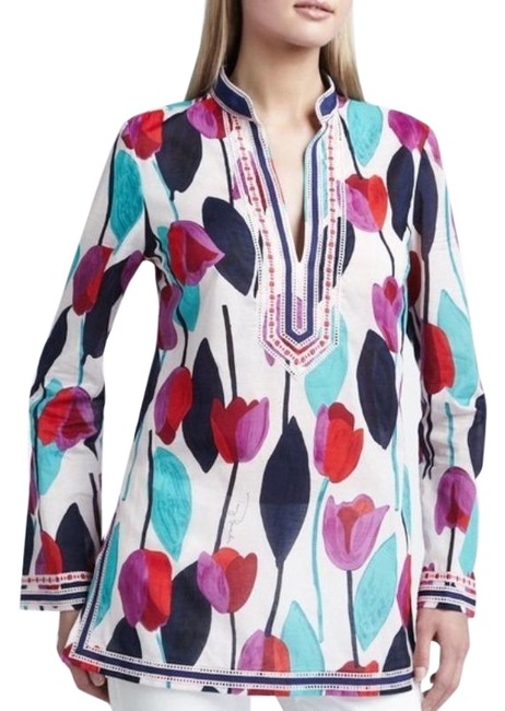 Tory Burch Tulip Long Sleeve Tunic 