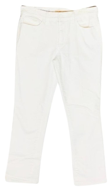 Tory Burch White Pardon My French Straight Leg Jeans 8 4 S 