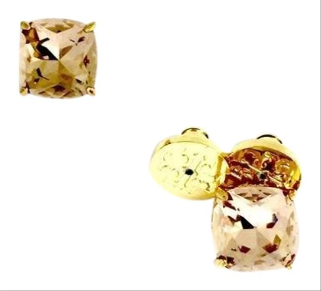 Tory Burch Yellow Set Crystal Earrings 