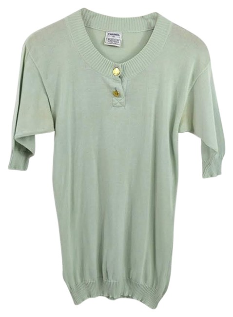 Chanel #170 420 GreenGold Sweater 