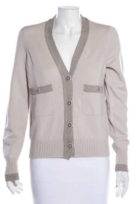 Chanel Beige Cardigan  S 