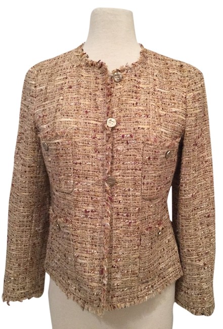 Chanel Beige Gold Jacket  S 
