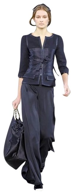 Chanel Black 06a Fantasy Tweed Jacket BlazerS 