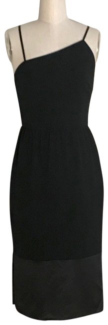 Chanel Black 1990s Lbd Mid length Cocktail Dress