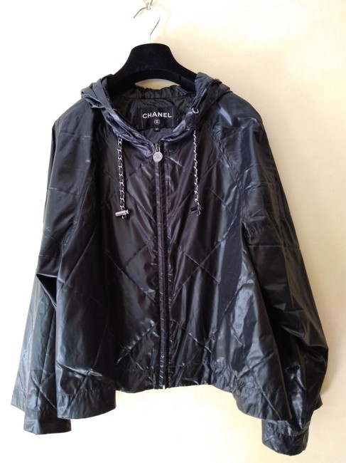 Chanel Black 2019 Fall Collection Poncho Cape  S 