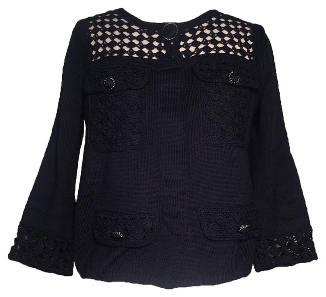 Chanel Black &ampgold Cardigan