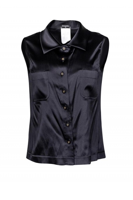 Chanel Black Blouse