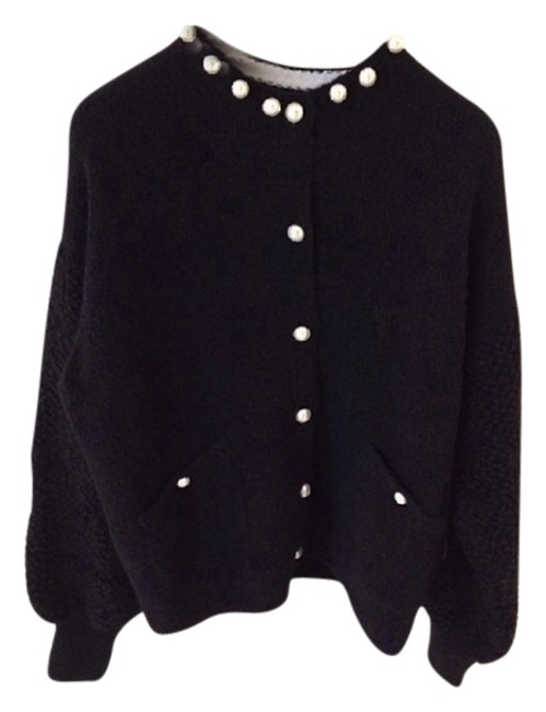 Chanel Black Cardigan  S 
