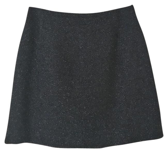 Chanel Black Classic Tweed Boucle Skirt26 