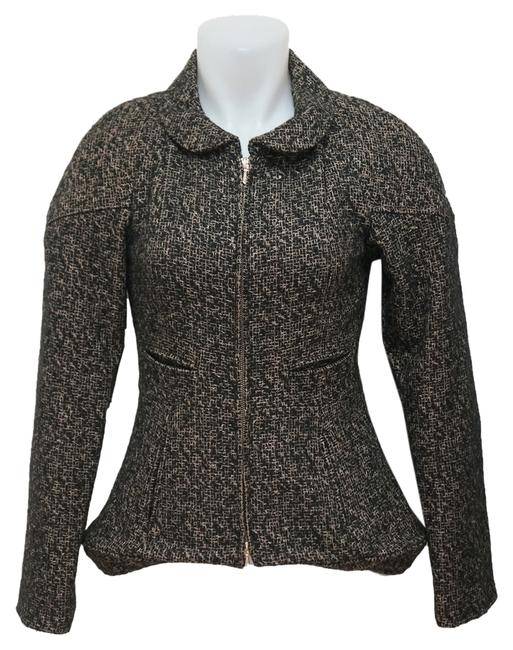 Chanel Black Gold Jacket 38 BlazerS 