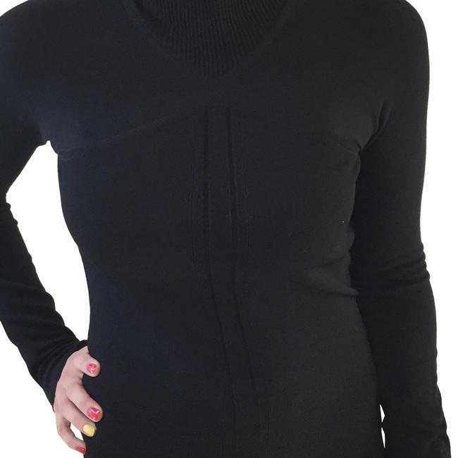 Chanel Black Knit Mid length Cocktail DressS 