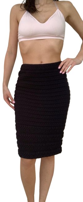 Chanel Black Mp334 SkirtS 27 