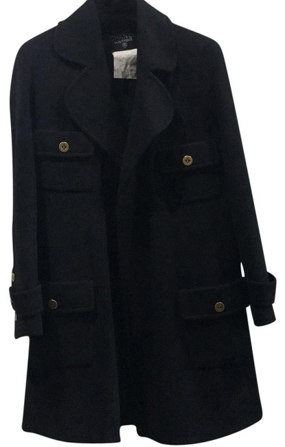 Chanel Black P03415 Coat
