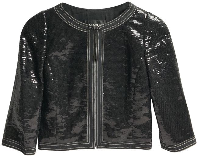 Chanel Black Paris versailles Sequined Jacket
