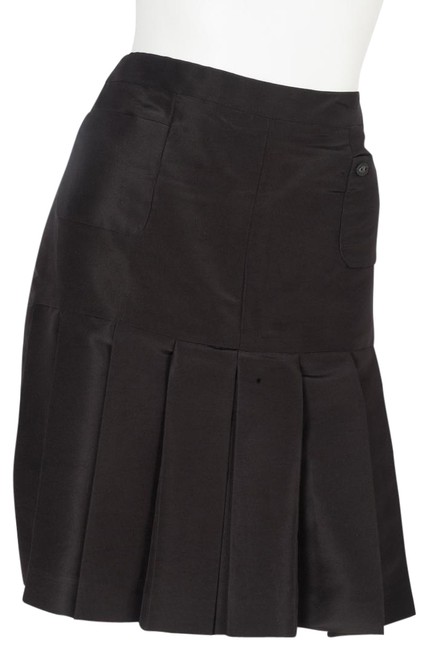 Chanel Black Pleated 40 SkirtS 27 