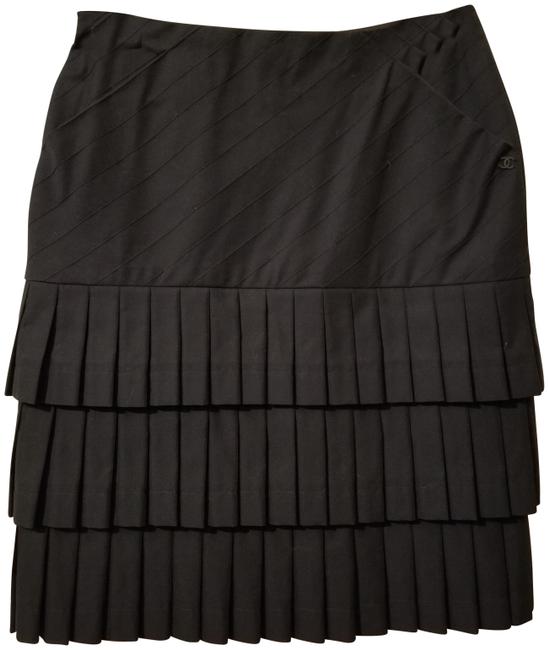 Chanel Black Pleated Skirt32 33 