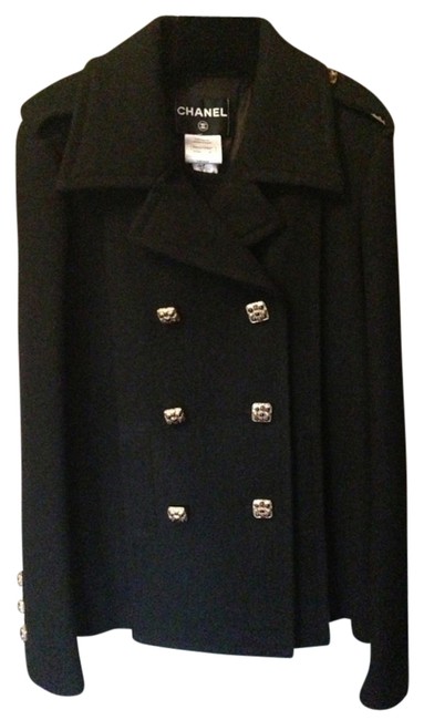 Chanel Black Runway Byzance Coat