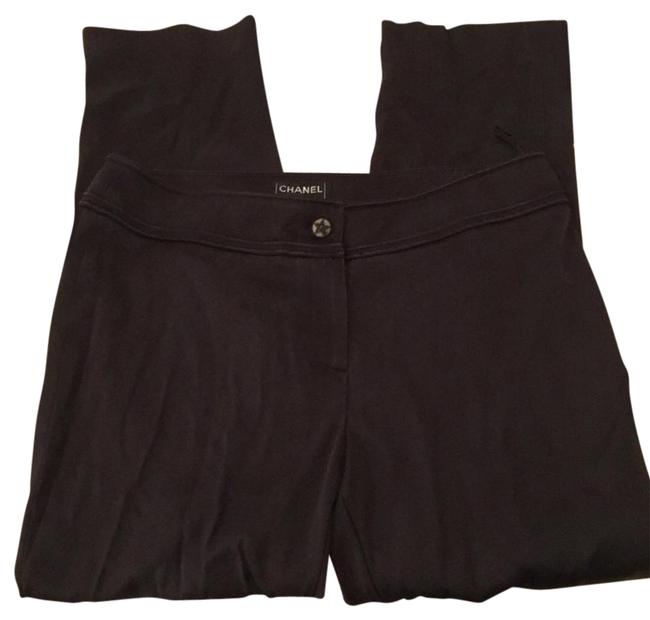 Chanel Black Silk Pants32 33 