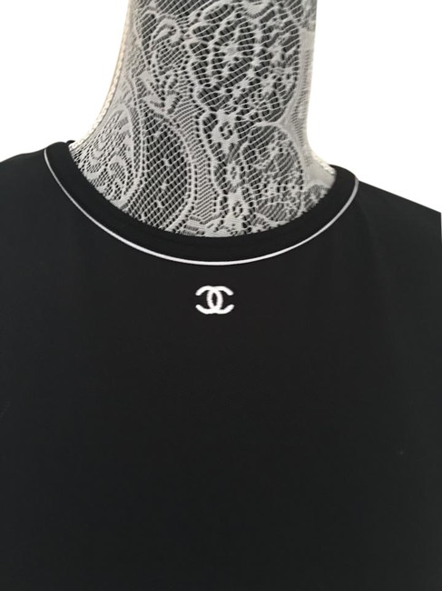 Chanel Black Sleeveless Small Blouse  S 