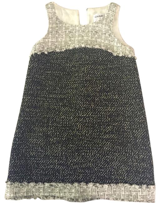 Chanel Black White Above Knee Work Office Dress