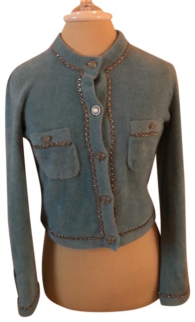 Chanel Blue CardiganS 