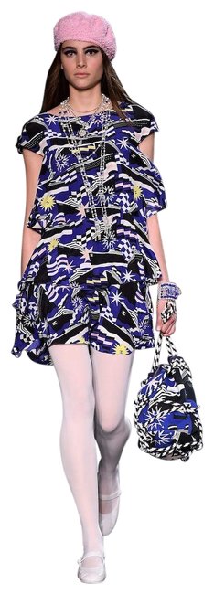 Chanel Blue Cruise 2019 La Pausa Mini Short Casual Dress  S 