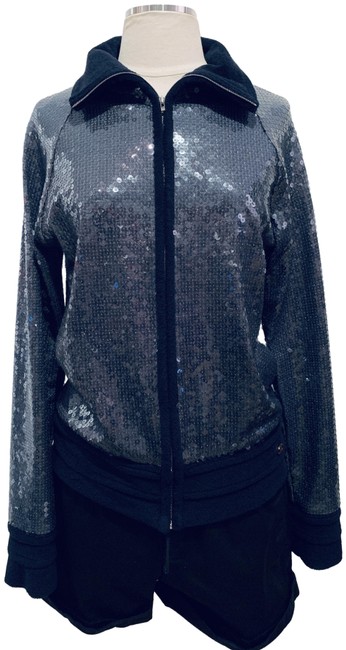 Chanel Blue Embellished Sweater Sweatshirt HoodieS 