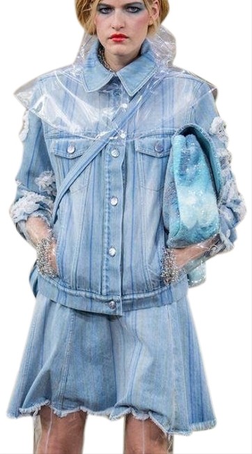 Chanel Blue Flower JacketS 