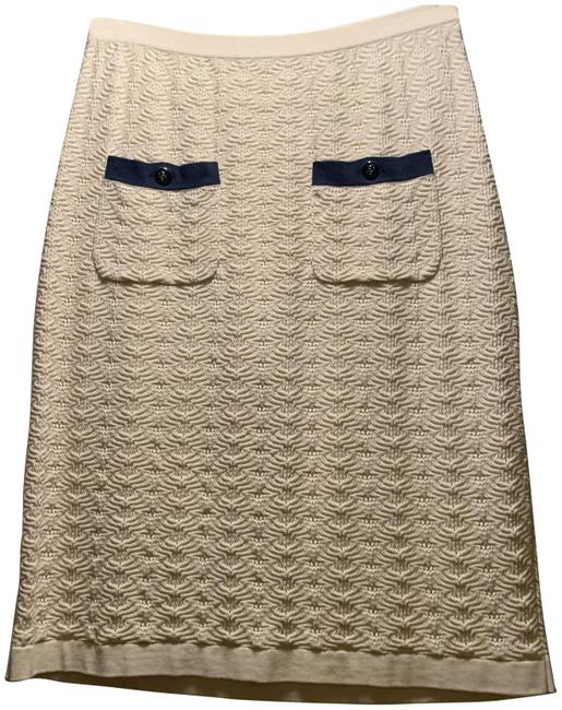 Chanel Bone Navy blue Made In Italy Skirt  29 30 