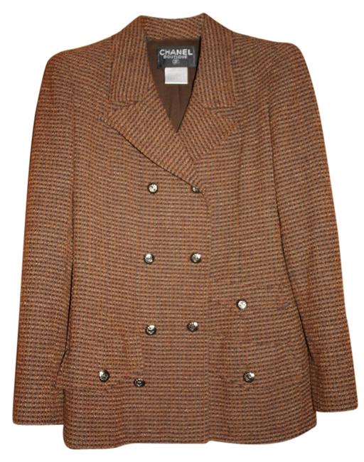 Chanel Brown Multi Classic Look Always In Style Blazer 0 M 